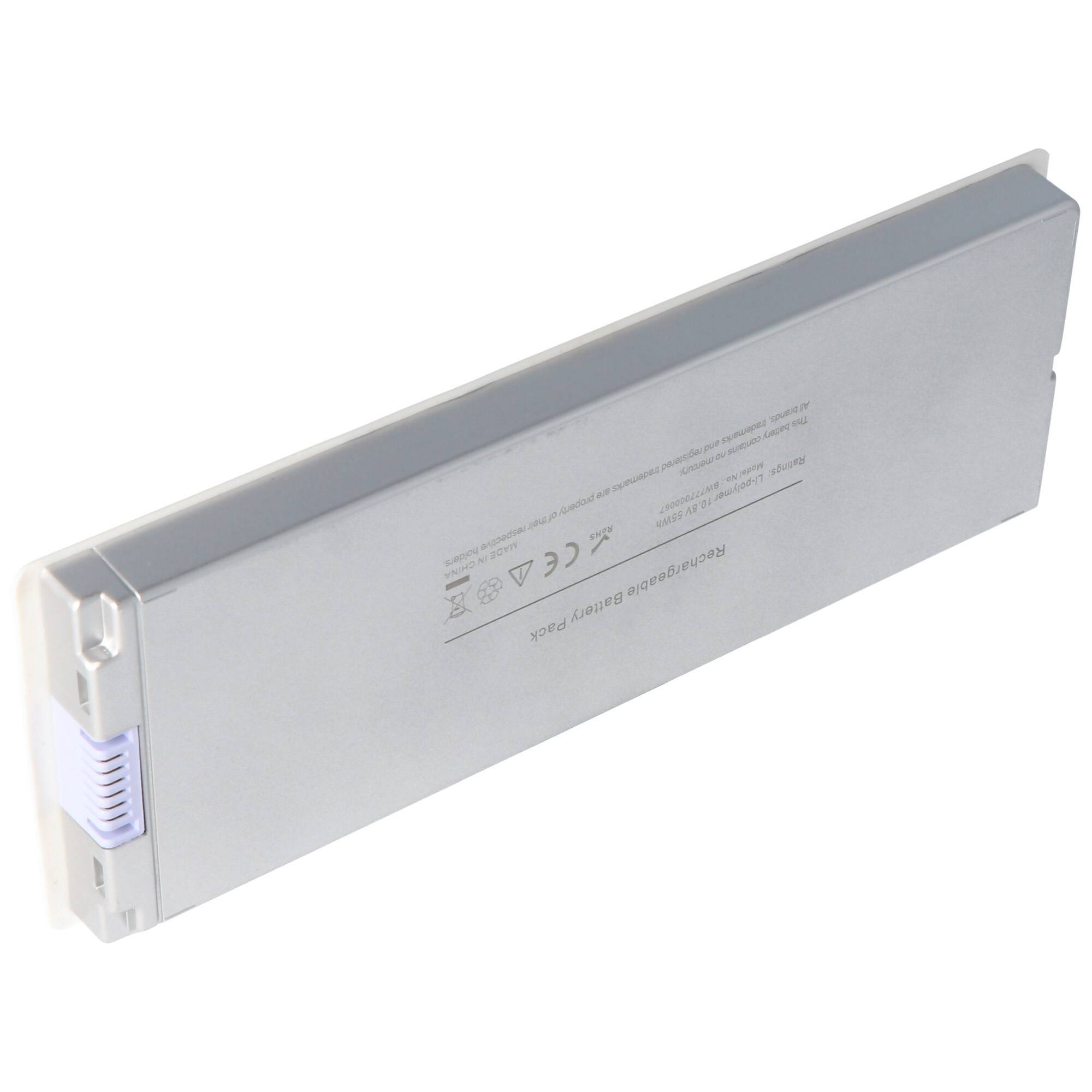 Akku passend für Apple Macbook 13, A1185, MA561 Weiß