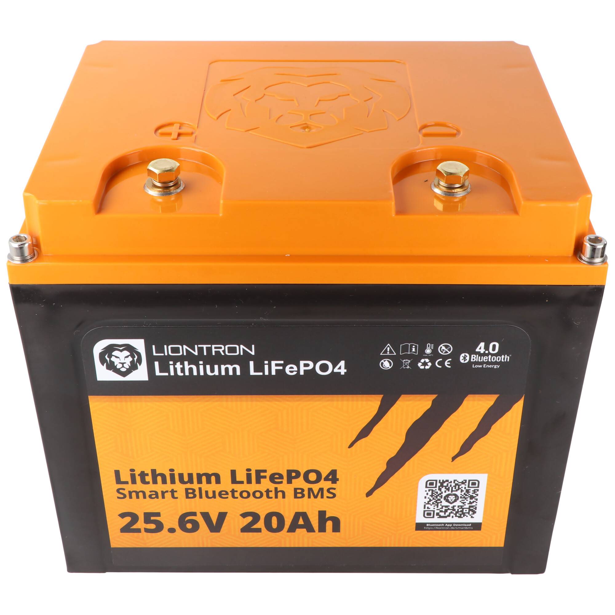 LIONTRON LiFePO4 Akku Smart BMS 25,6V, 20Ah - Vollwertiger Ersatz für 24 Volt Blei-Akkus