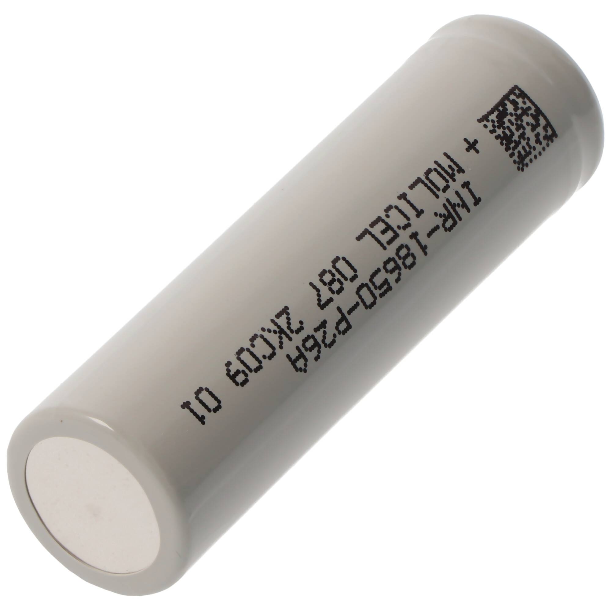 Molicel INR18650-P26A 2600mAh 35A Li-Ionen-Akku, 3,6V - 3,7V ungeschützt flat top Abmessungen 65x18,45mm