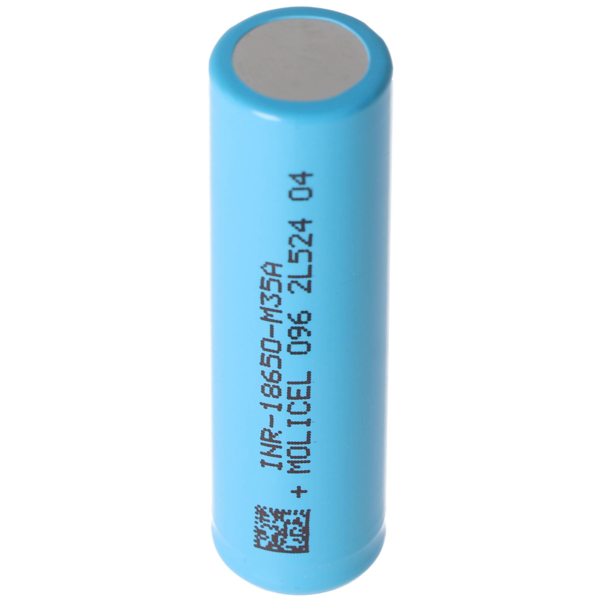 Molicel INR18650-M35A 3500mAh 10A Li-Ionen-Akku, 3,6V - 3,7V ungeschützt, flat top, Abmessungen 65x18,45mm