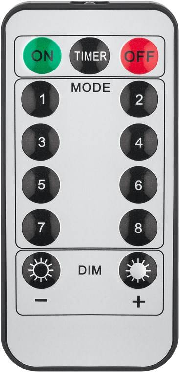 Goobay 300er LED-Lichtervorhang - mit Fernbedienung, Timer-Funktion, 8 Leuchtmodi, Dimmer, USB- und Batteriebetrieb, war
