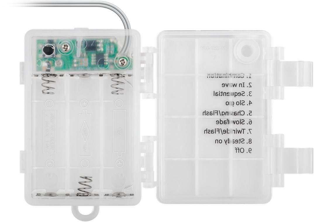 Goobay 300er LED-Lichtervorhang - mit Fernbedienung, Timer-Funktion, 8 Leuchtmodi, Dimmer, USB- und Batteriebetrieb, war