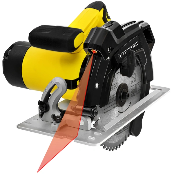 TROTEC Handkreissäge PCSS 10‑1400 – Kreissäge 1.400 Watt, max. Schnitttiefe 65 mm, 2 Sägeblätter, Laser-Führungslicht TROTEC Handkreissäge PCSS 10‑1400 – Kreissäge 1.400 Watt, max. Schnitttiefe 65 mm, 2 Sägeblätter, Laser-Führungslicht