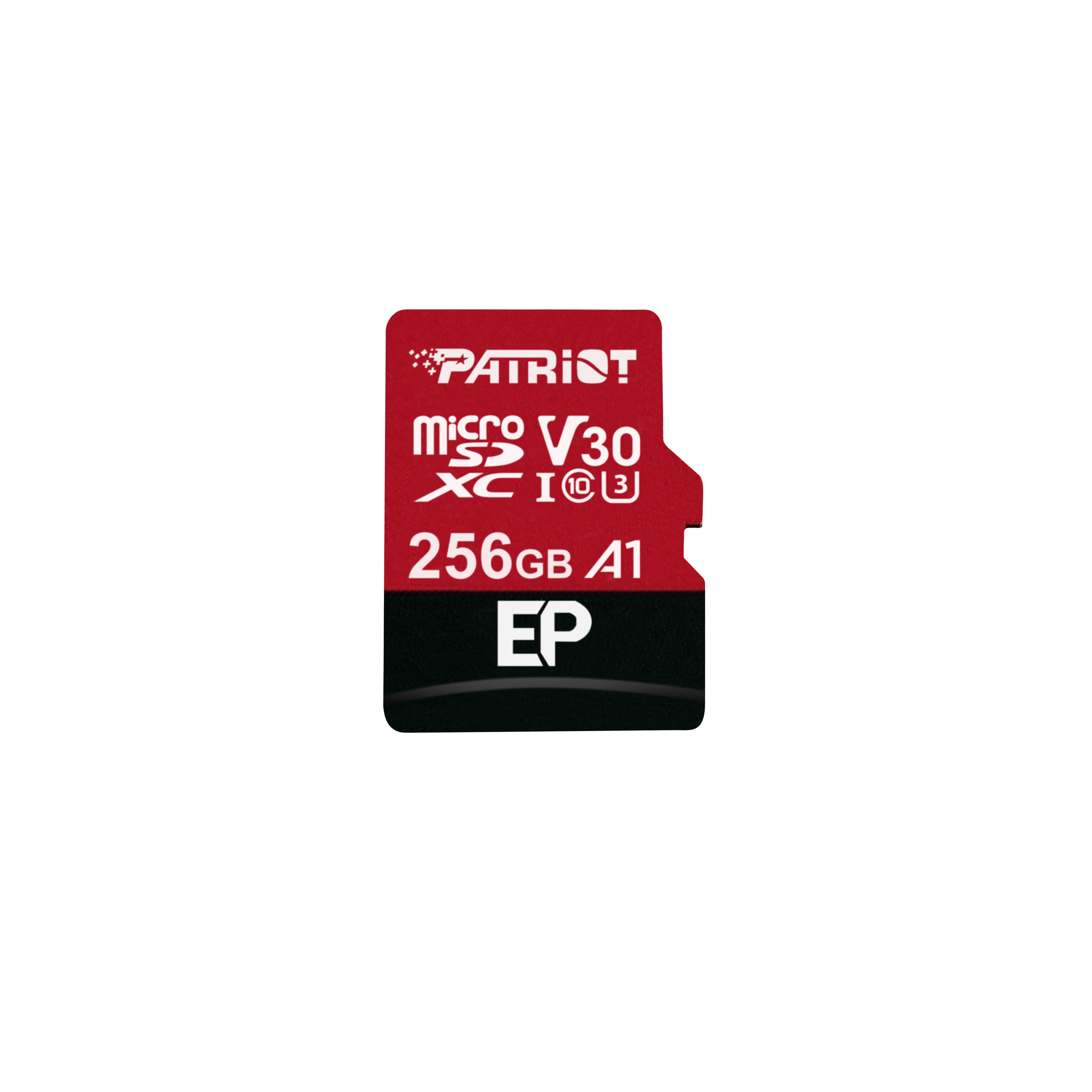 Patriot EP Series - Flash-Speicherkarte (microSDXC-an-SD-Adapter inbegriffen)