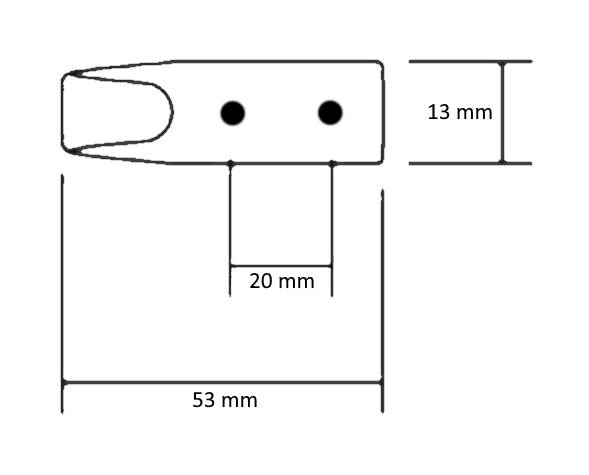 100 Stück - Schleuderhaken Planenhaken Haken Stahl 