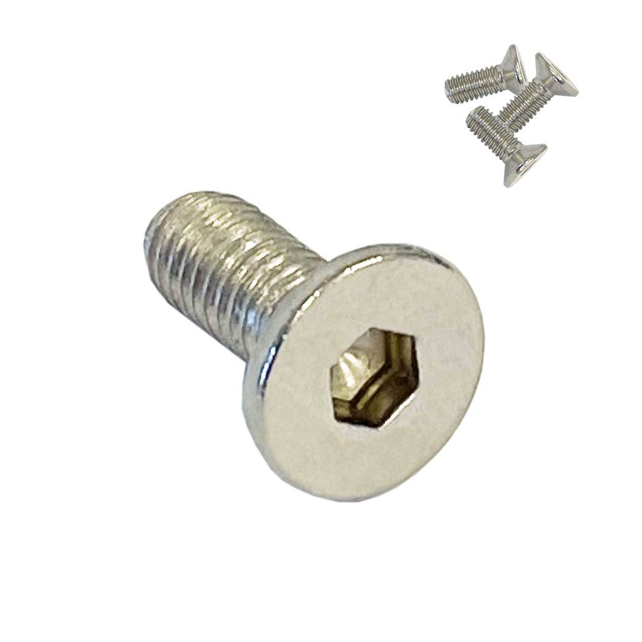SCHMIDT systemprofile 10x Senkschraube M6 16mm Edelstahl Schraube Innensechskant Aluprofil-Zubehör