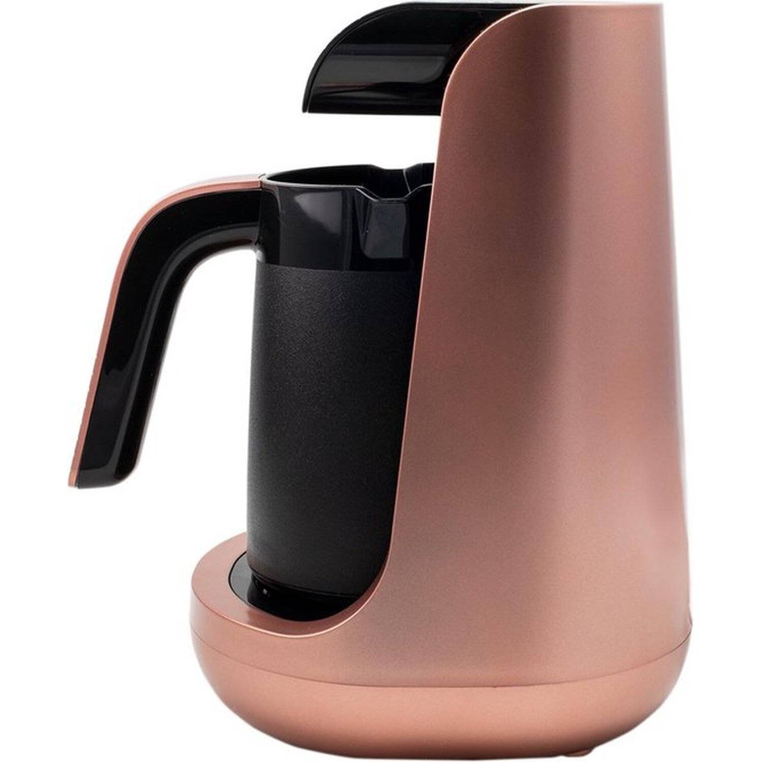 Mulex 1L 600W Elektrischer Mokkakocher Mokkakanne Espressokocher 4 Tassen Kupfer