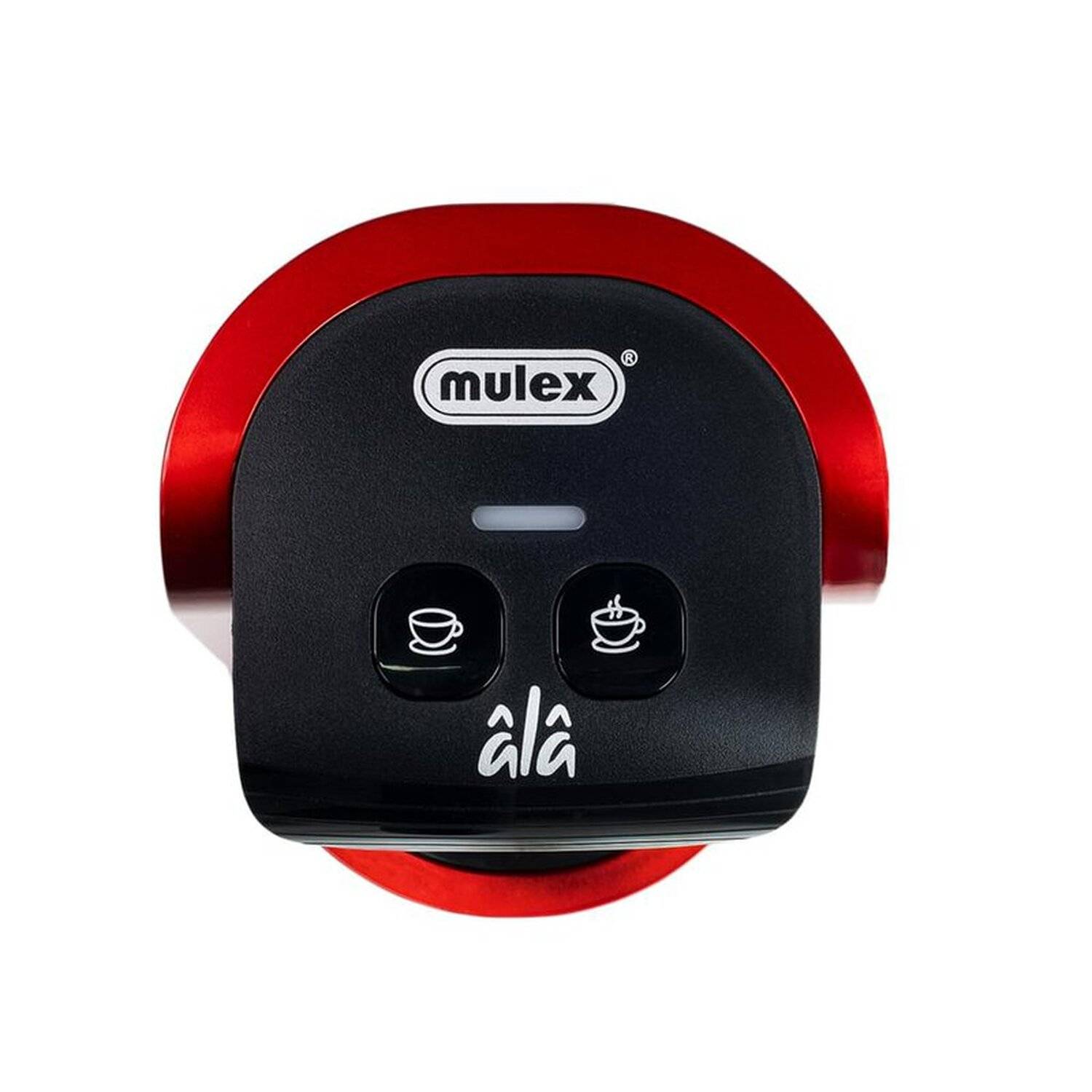 Mulex 1L 600W Elektrischer Mokkakocher Mokkakanne Espressokocher 4 Tassen Rot