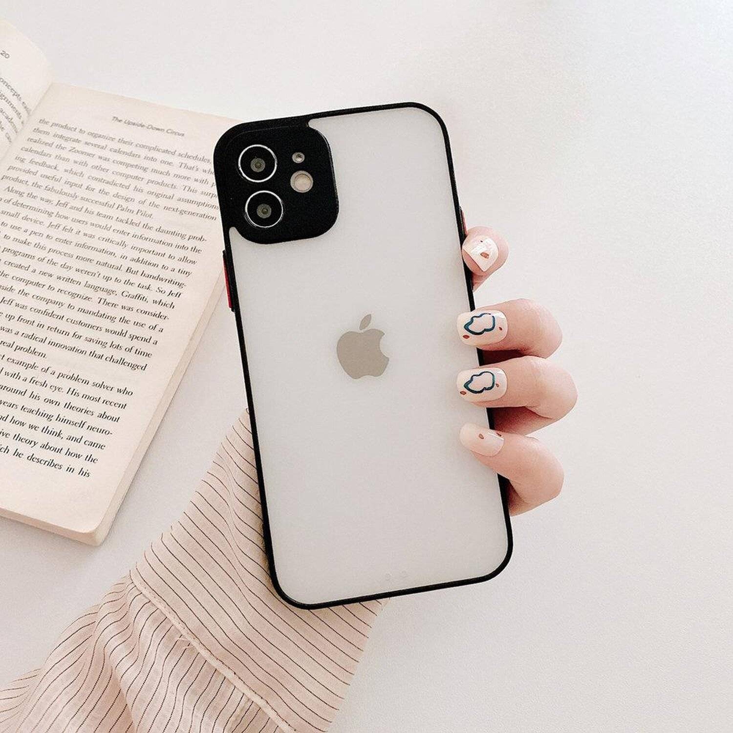Case Silikon Hülle Cover mit Kameraschutz Handyhülle Schutz Bumper für Samsung Galaxy A32 5G (A326F) Schwarz