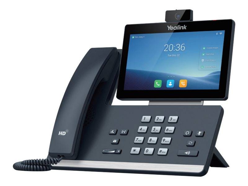 Yealink SIP-T58W - VoIP-Telefon - mit Bluetooth-Schnittstelle mit Rufnummernanzeige