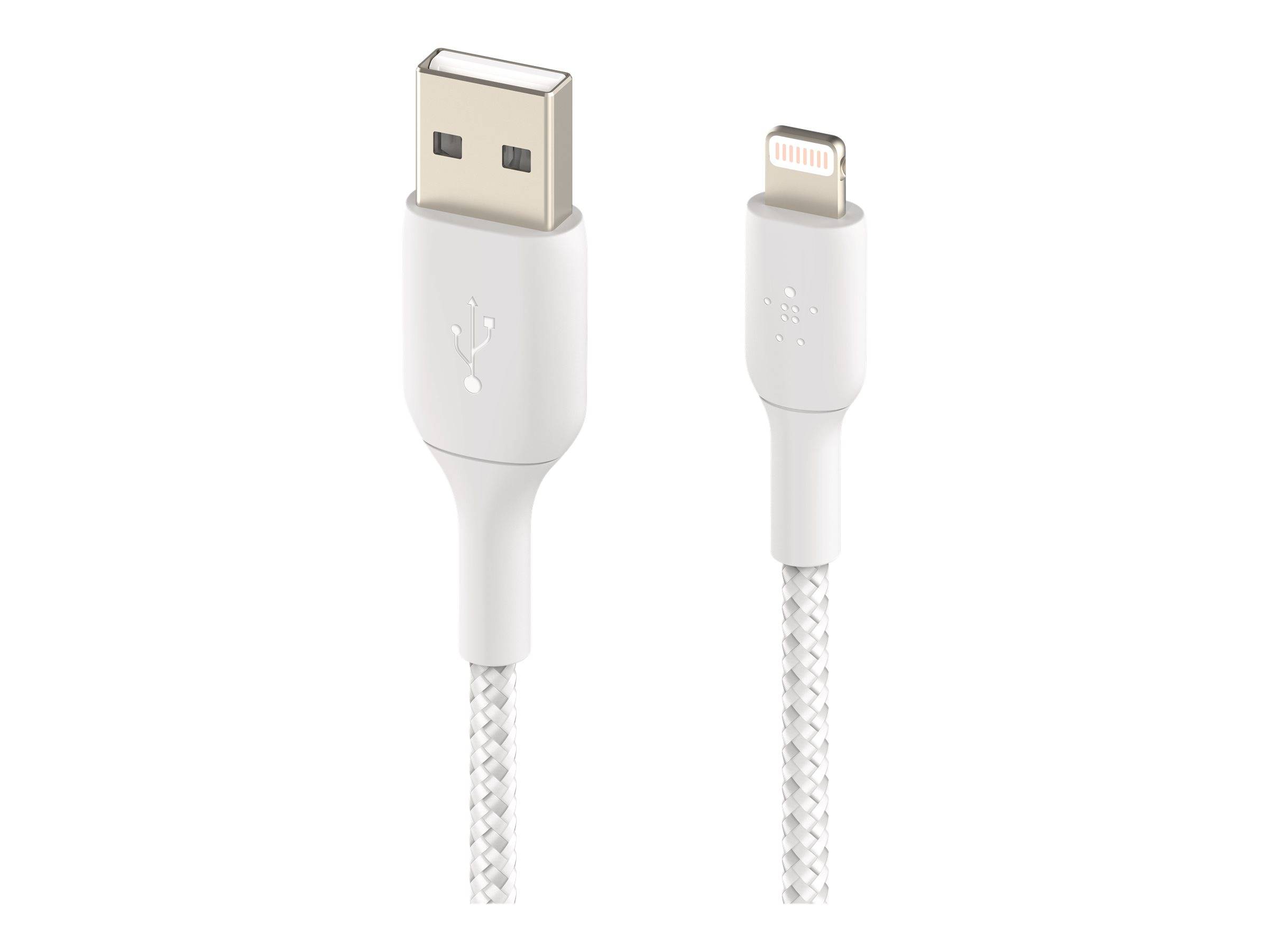 Belkin BOOST CHARGE - Lightning-Kabel - Lightning männlich bis USB männlich - 2 m - weiß - für Apple iPad/iPhone/iPod (Lightning)