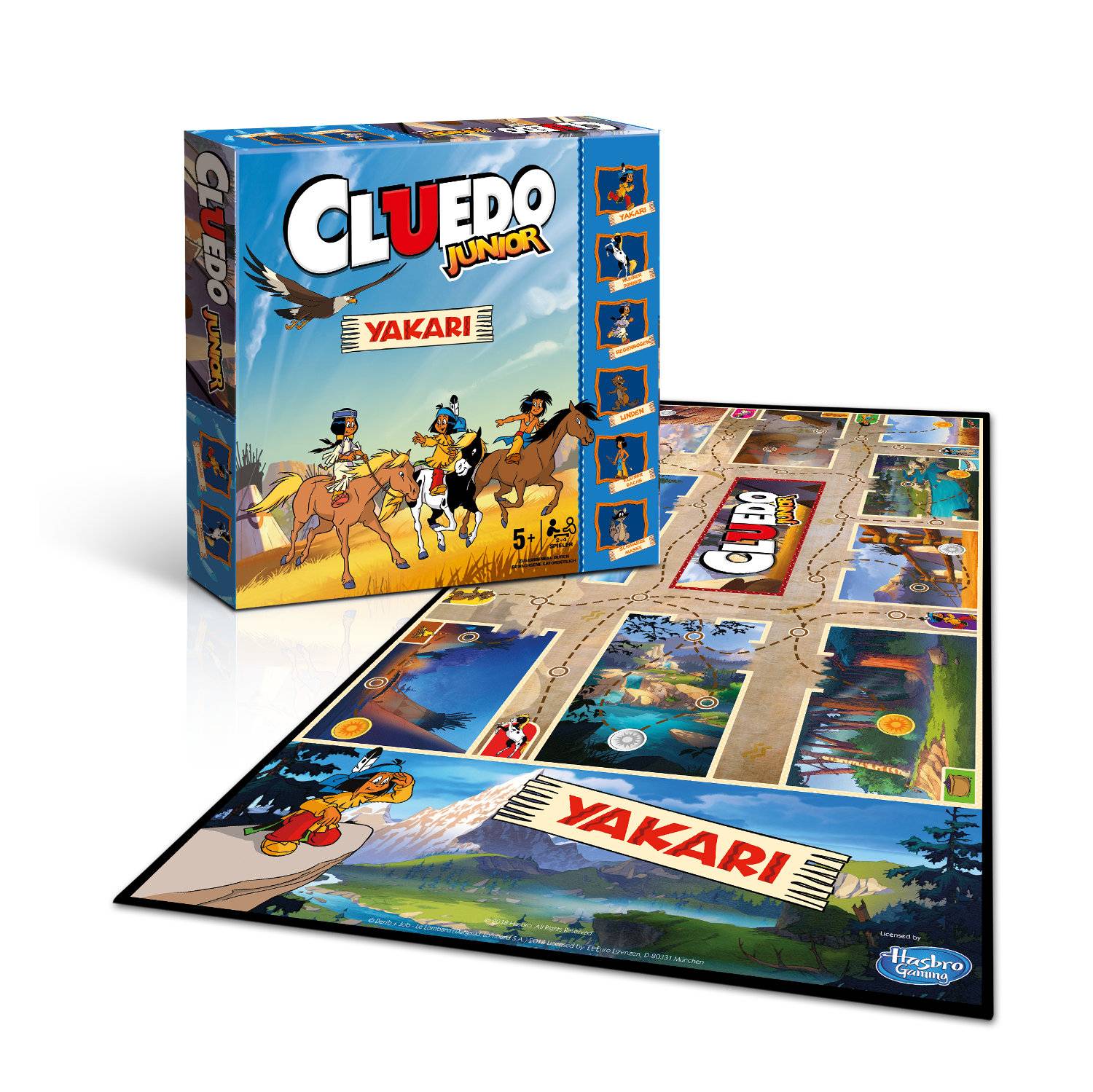 Cluedo Junior Edition Yakari Spiel Gesellschaftsspiel Brettspiel deutsch