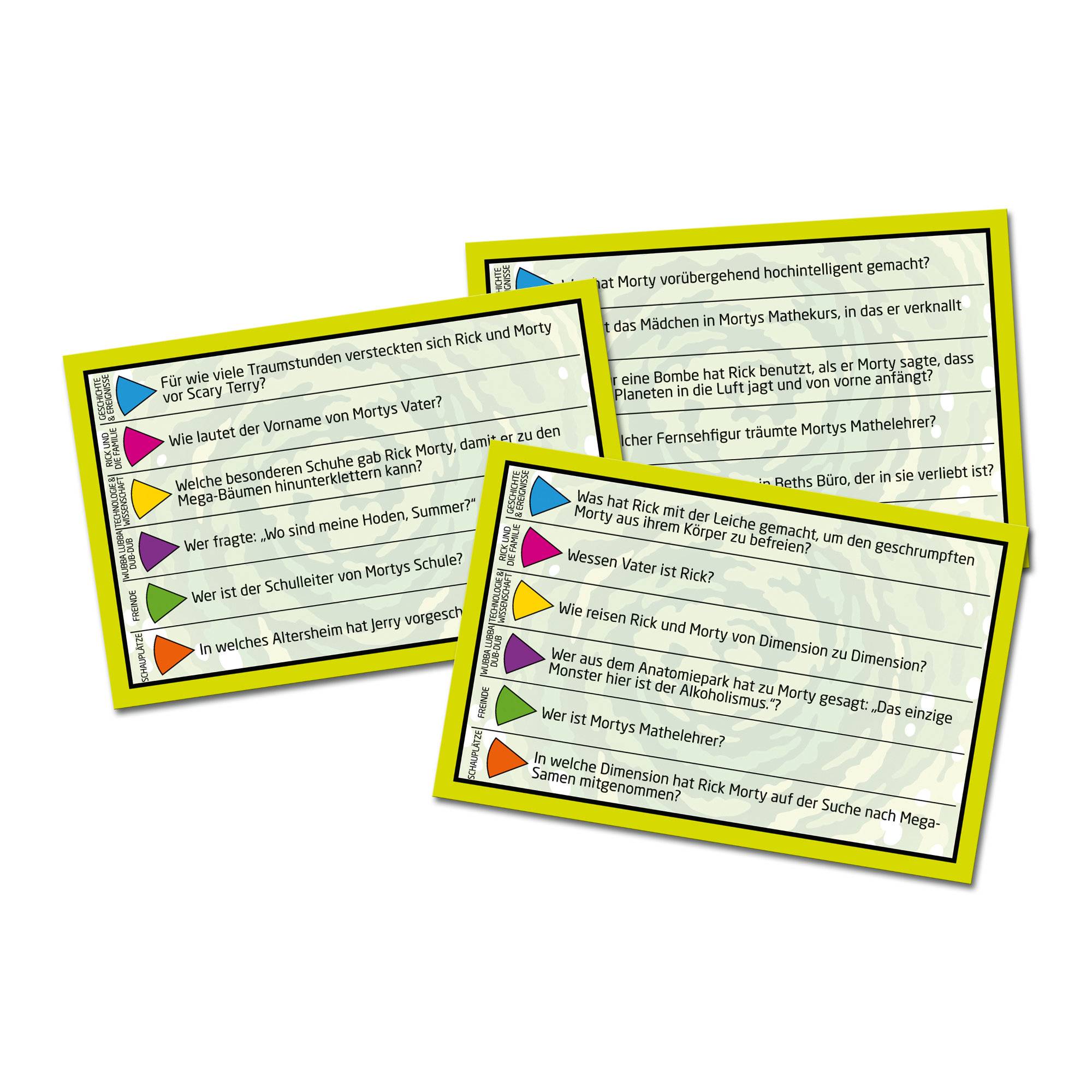 Trivial Pursuit Rick and Morty Wissens Spiel Quiz Ratespiel Gesellschaftsspiel deutsch
