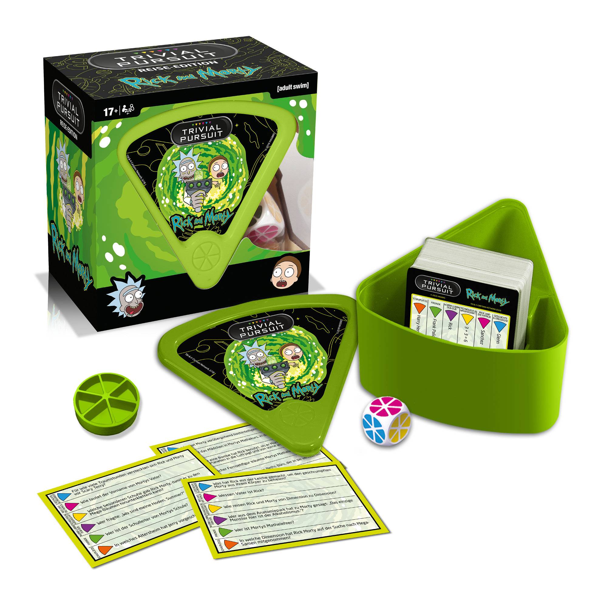 Trivial Pursuit Rick and Morty Wissens Spiel Quiz Ratespiel Gesellschaftsspiel deutsch