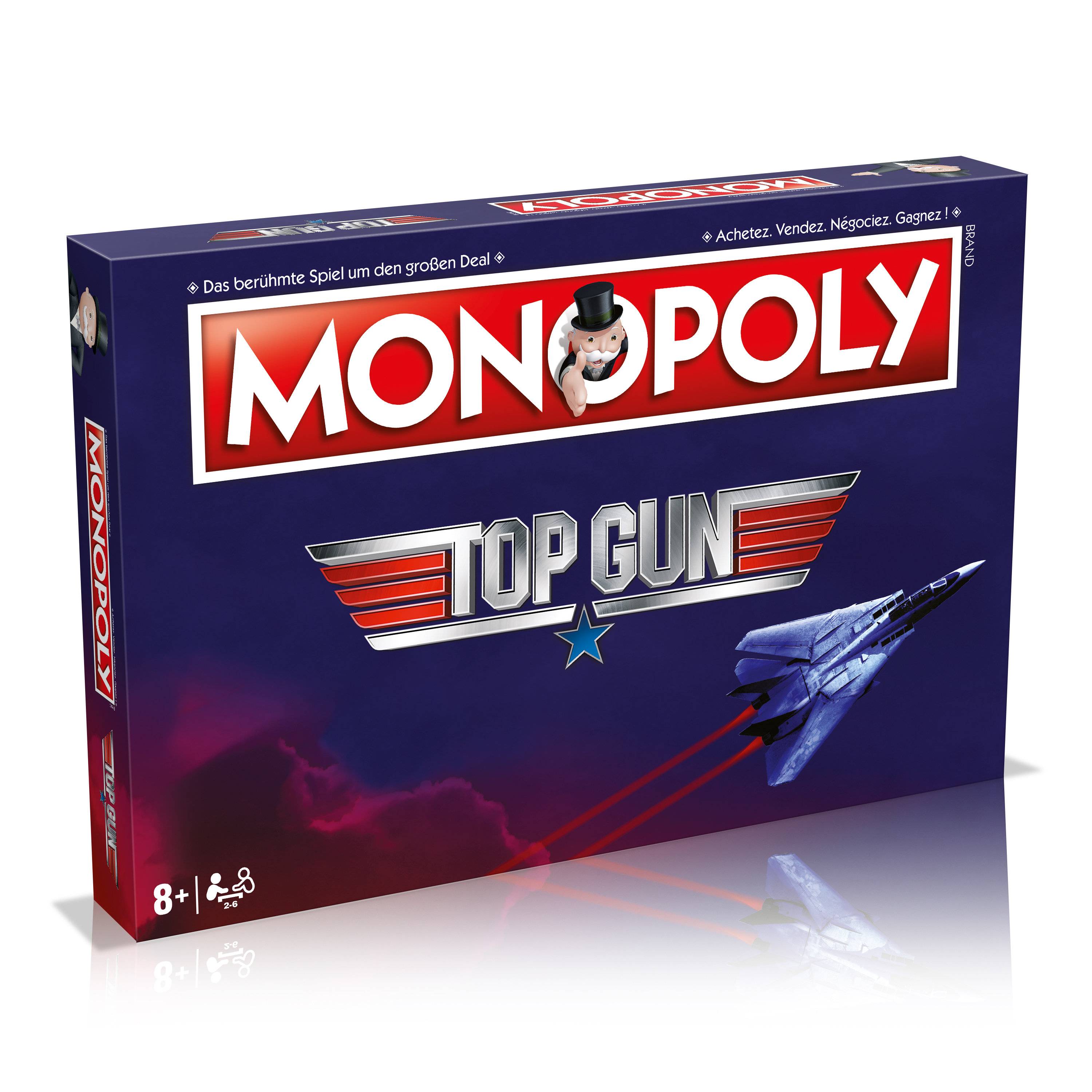 Monopoly Top Gun Deutsch Französisch Edition Spiel Brettspiel Gesellschaftsspiel