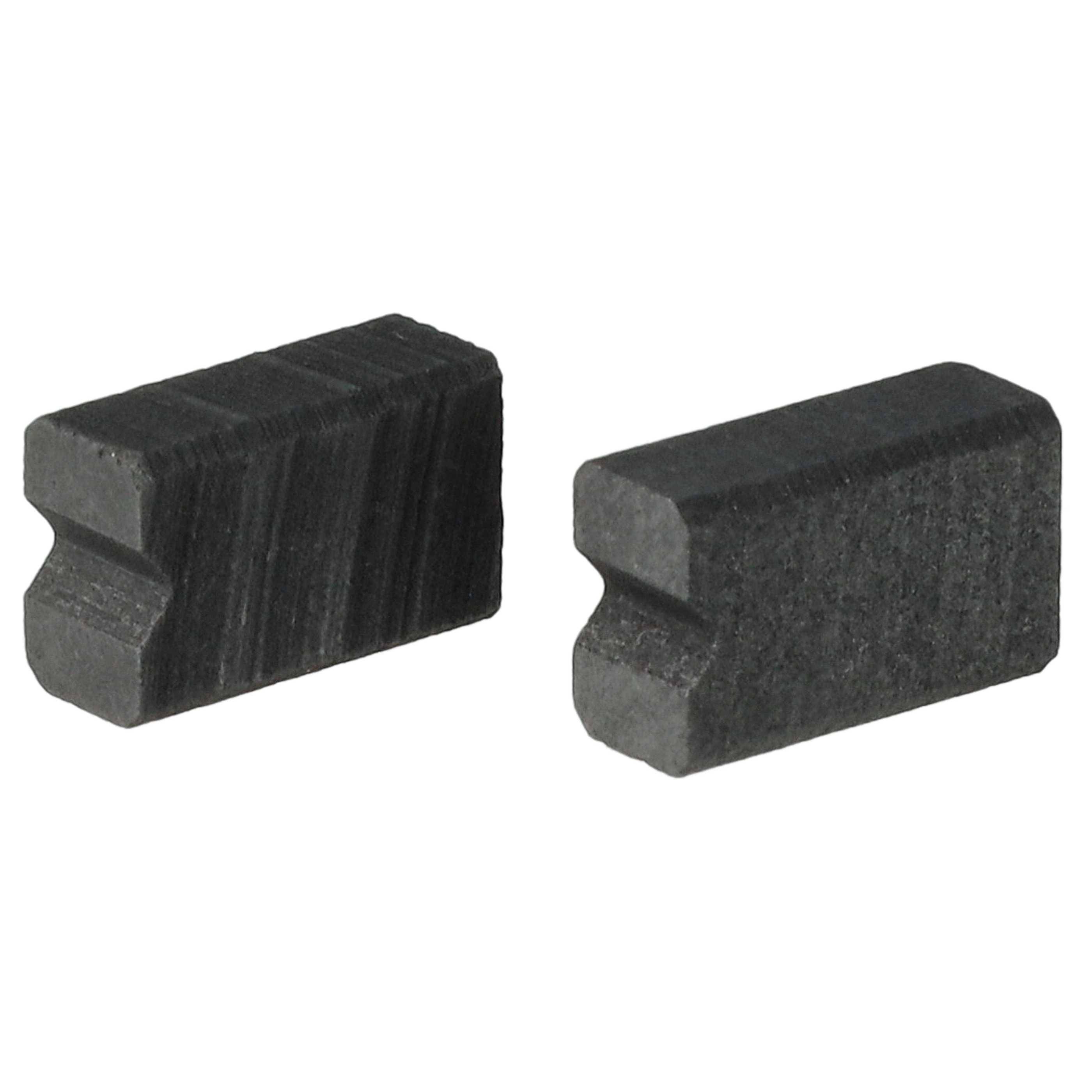 vhbw 2x Kohlebürste 6,25 x 4 x 10mm kompatibel mit Siemens Surpresso TK52002 - compact Kaffeemaschine, Mahlwerk, Mahlwerksmotoren