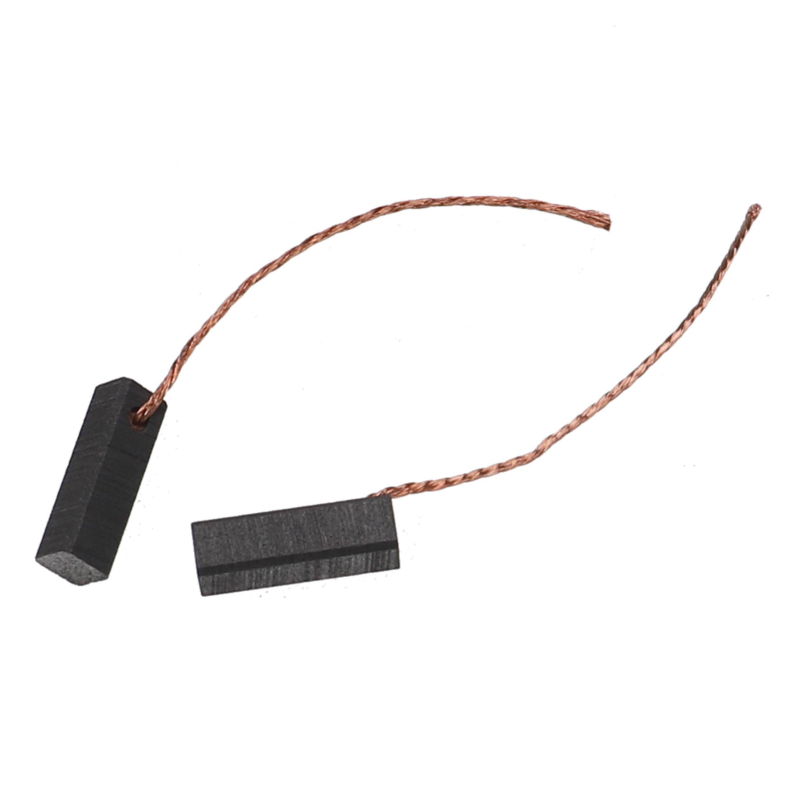vhbw 2x Kohlebürste 5 x 5 x 16mm kompatibel mit Mercedes-Benz SBC Bremse 1. Generation 2002-2004