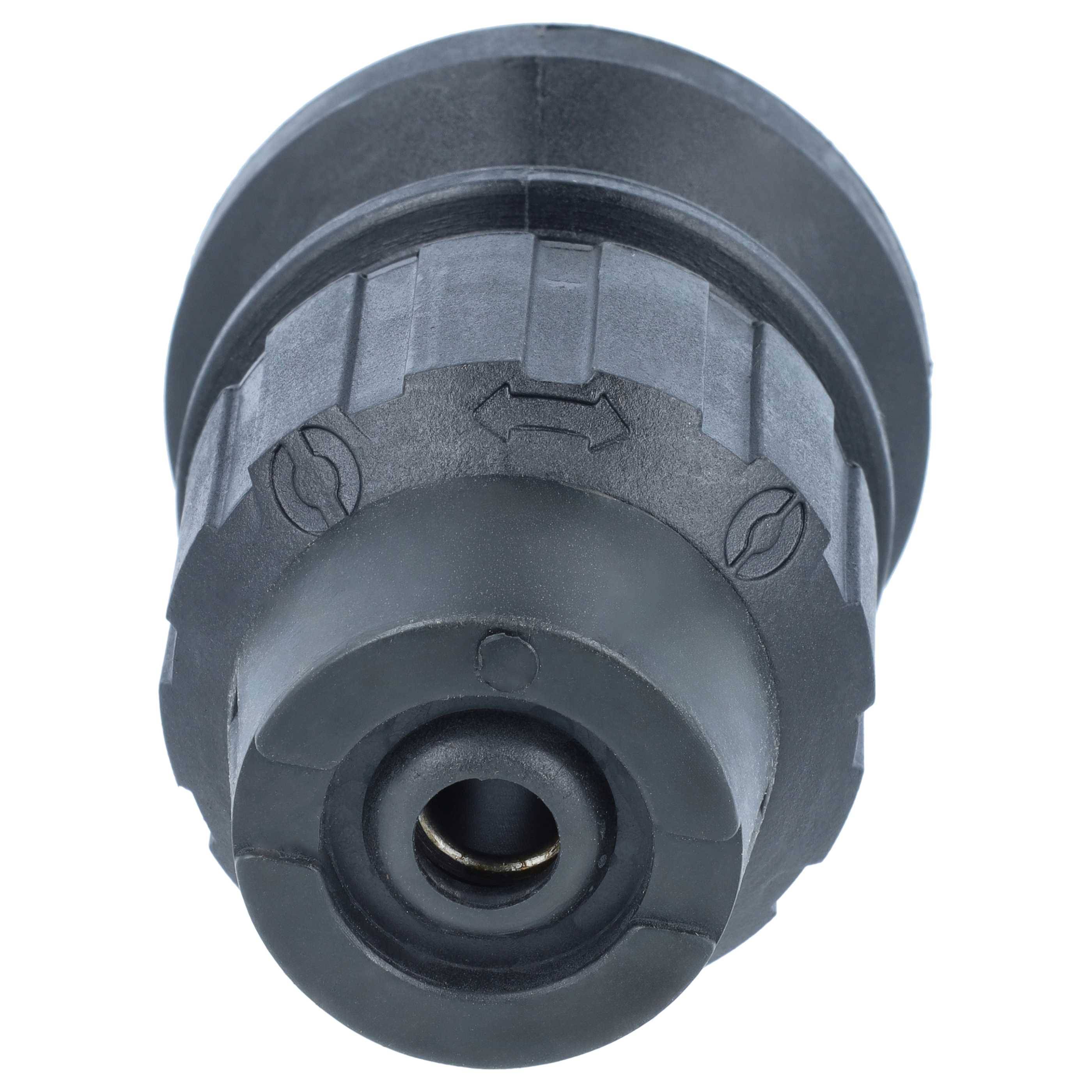 vhbw SDS Bohrfutter kompatibel mit Hilti TE 14 | TE 15, TE 1, TE 15-C, TE 18-M Akku Bohrschrauber, Bohrmaschinen - 1 cm Innendurchmesser Schwarz