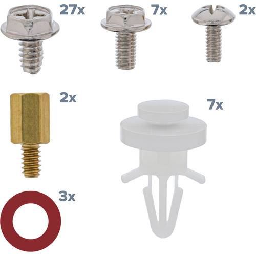 InLine® Schraubenset für Mainboard, mit Abstandshaltern, 48-teilig Installation / Reinigung /
