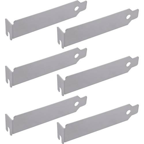 InLine® Slotblenden-Set, PCI Low-Profile, Aluminium, 6 Stück I/O-Karten / Frontpanel / Slotbleche