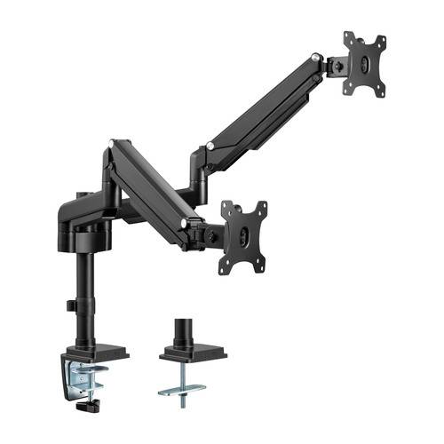 InLine® Tischhalterung mit Lifter, für zwei Monitore bis 82cm (32), 9kg Halterungen / Zubehör