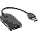 InLine® Card Reader USB 3.2 Gen.1 USB-A, für SD/SDHC/SDXC, microSD, UHS-II kompatibel I/O-Karten /
