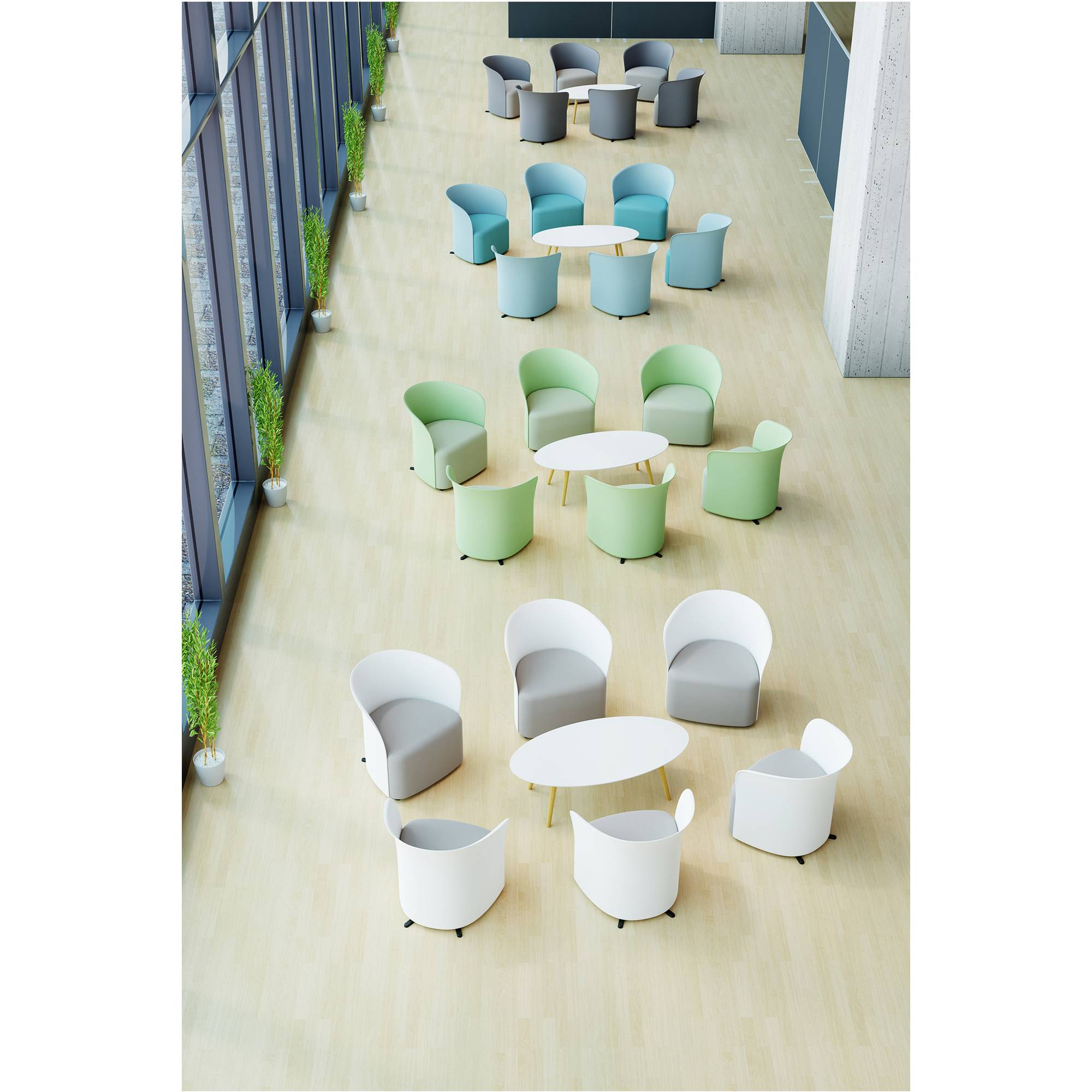 Paperflow Beistelltisch scandi TBS65.23.13 40x65cm buche/weiß