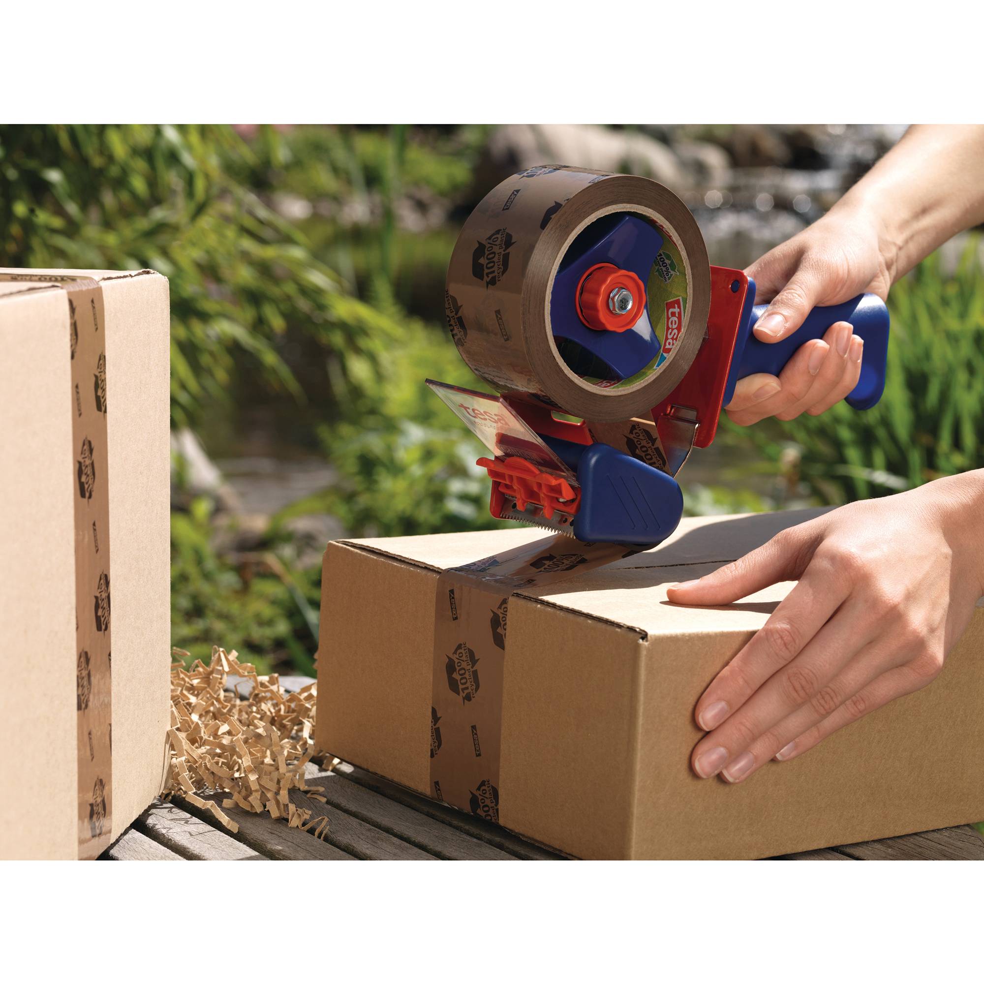 tesa Packband tesapack Eco & Strong 58155-00000 50mmx66m braun