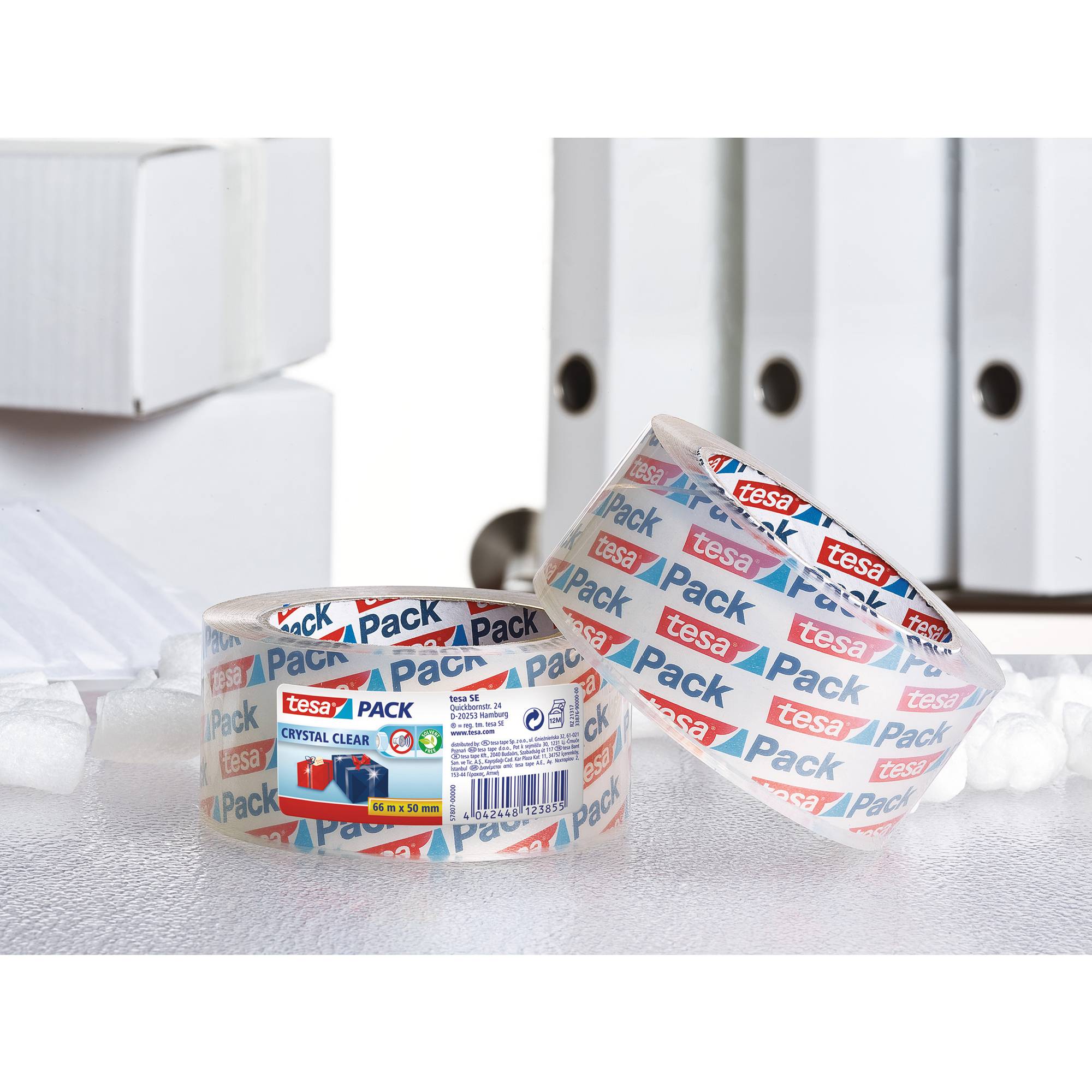tesa Packband tesapack Crystal Clear 57807-00000 kristall-klar