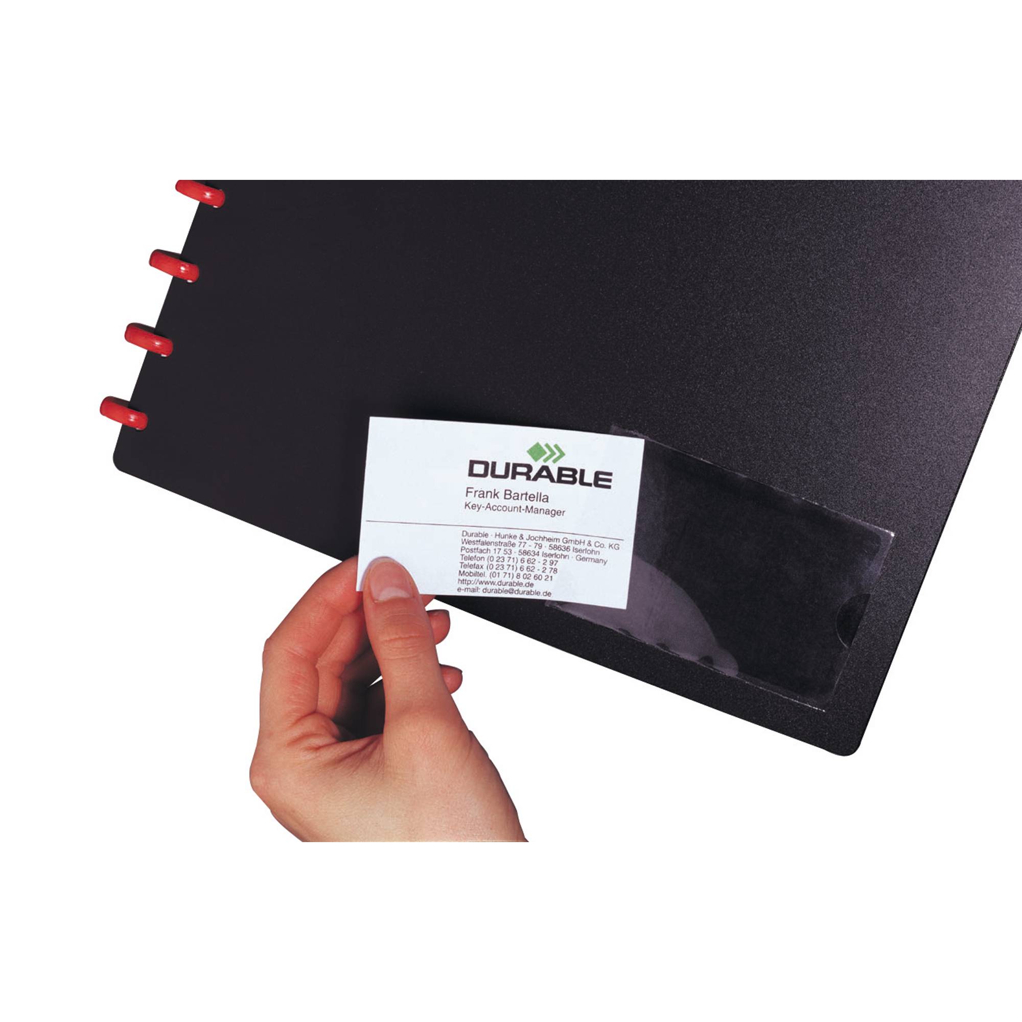 DURABLE Selbstklebetasche POCKETFIX 807619 105x148mm 10 St./Pack.