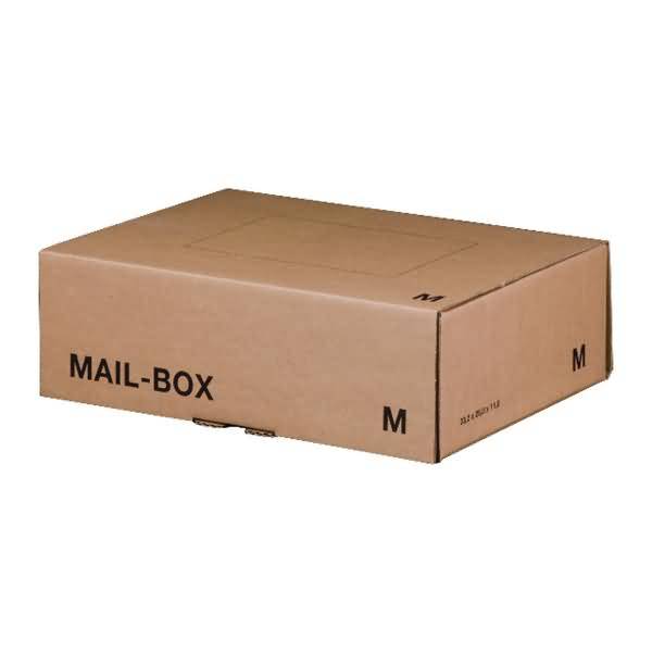 Versandkarton MAIL-BOX 00069030 331x241x104mm M braun