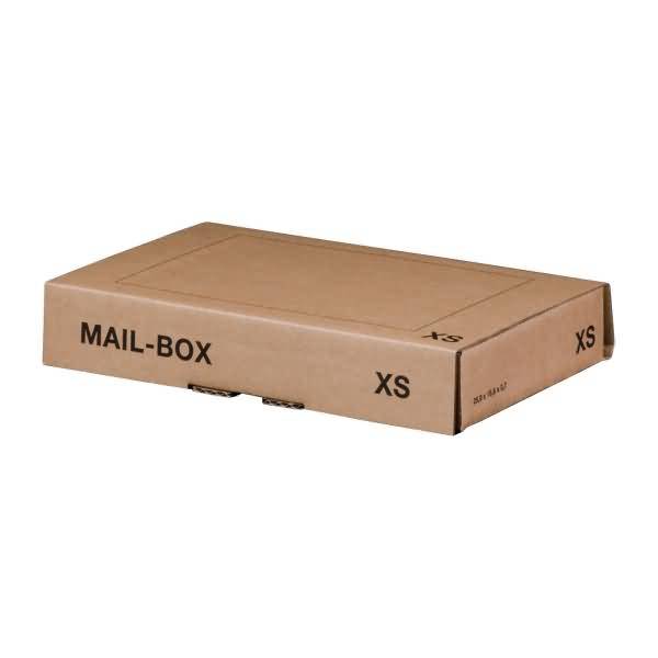 Versandkarton MAIL-BOX 00069028 244x145x38mm XS braun