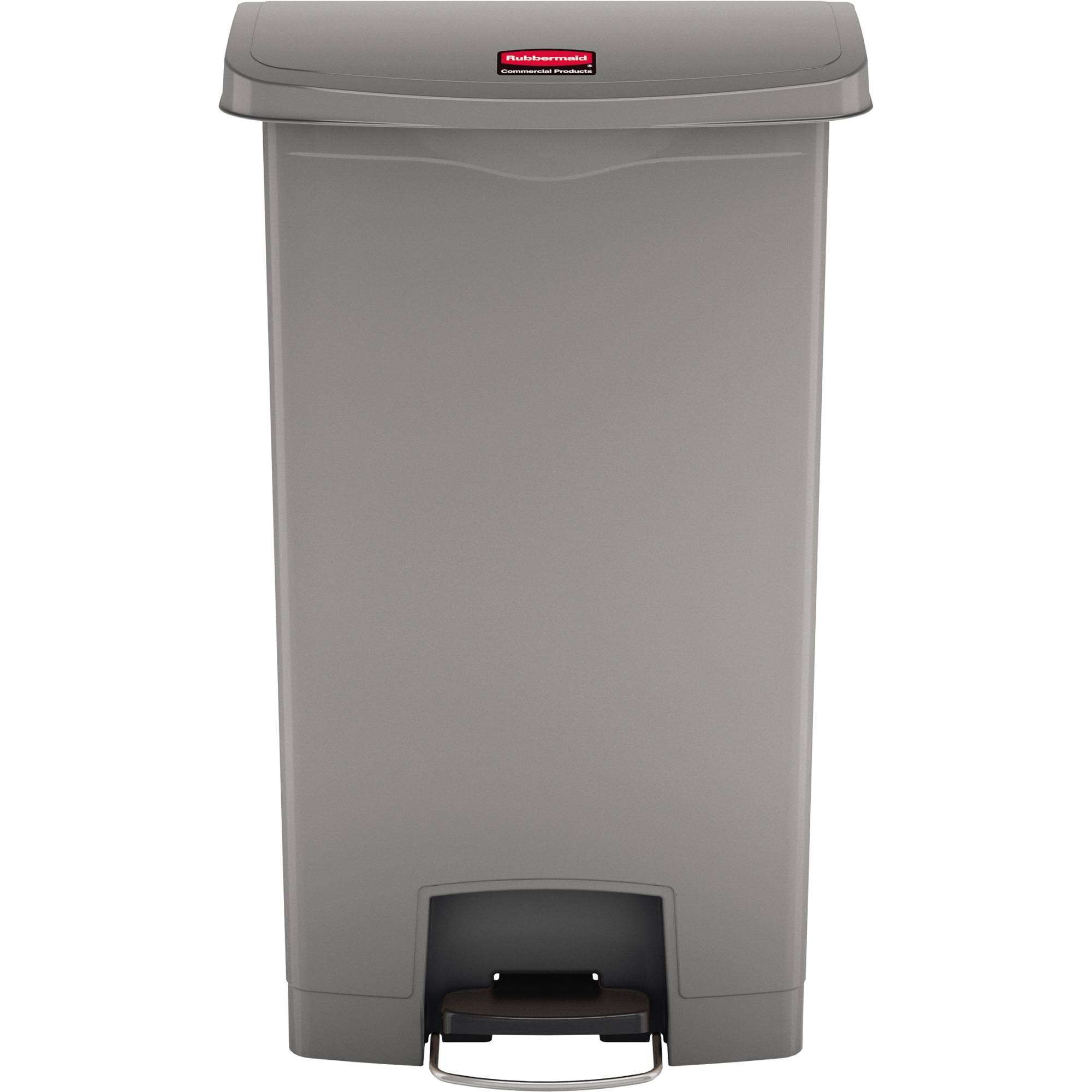 Rubbermaid Tretabfalleimer Slim Jim 1883604 Kunststoff 68l grau