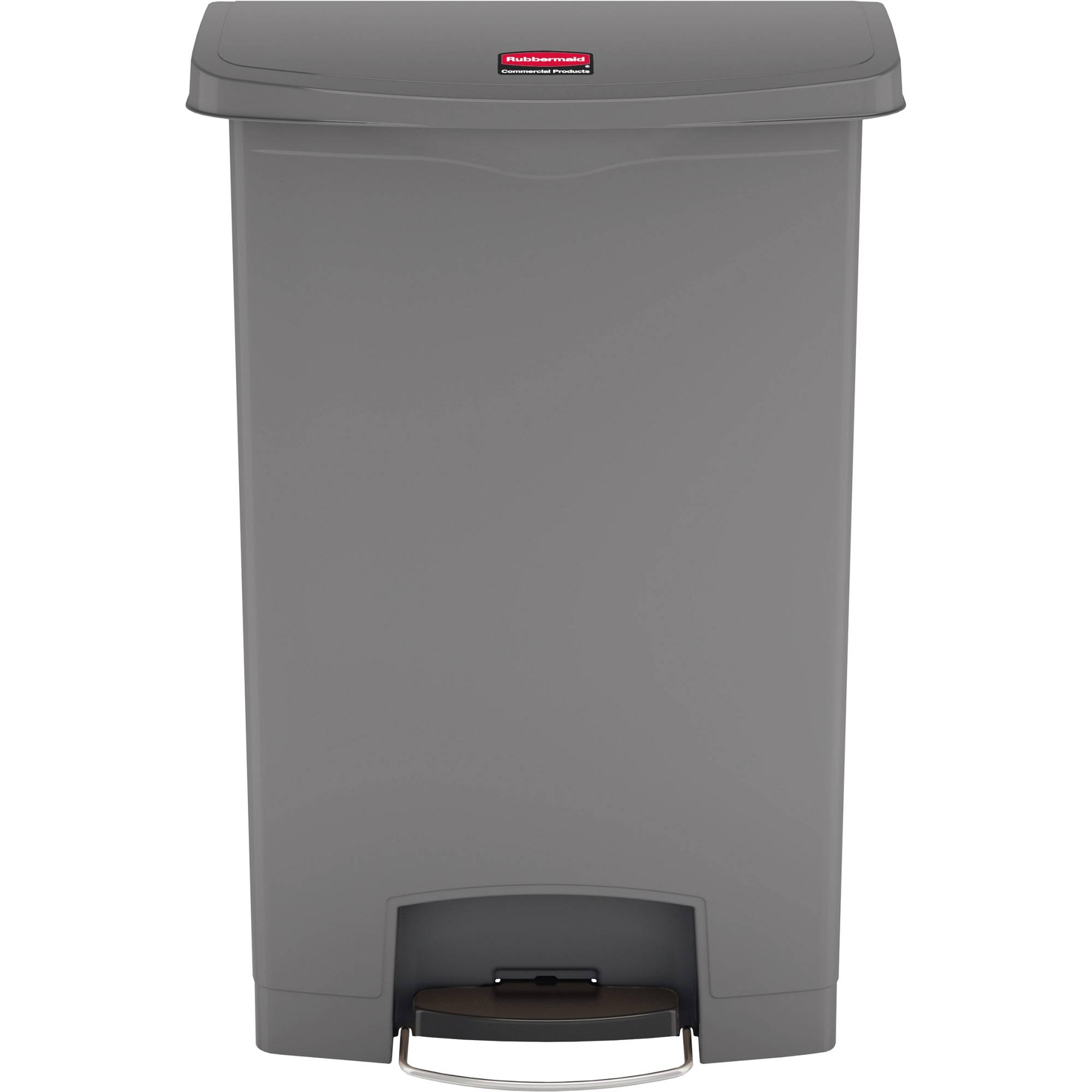 Rubbermaid Tretabfalleimer Slim Jim 1883606 Kunststoff 90l grau