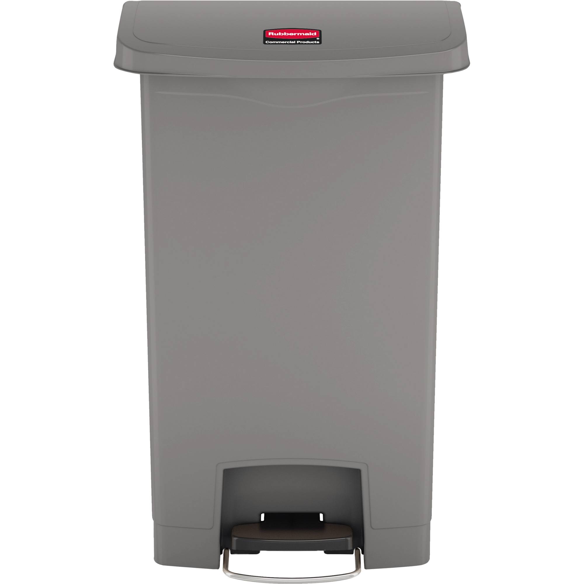 Rubbermaid Tretabfalleimer Slim Jim 1883602 Kunststoff 50l grau