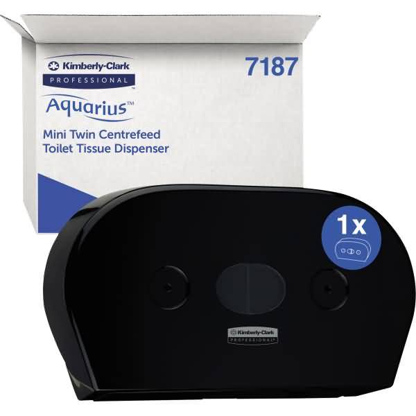 Toilettenpapierspender Jumbo 7187 schwarz