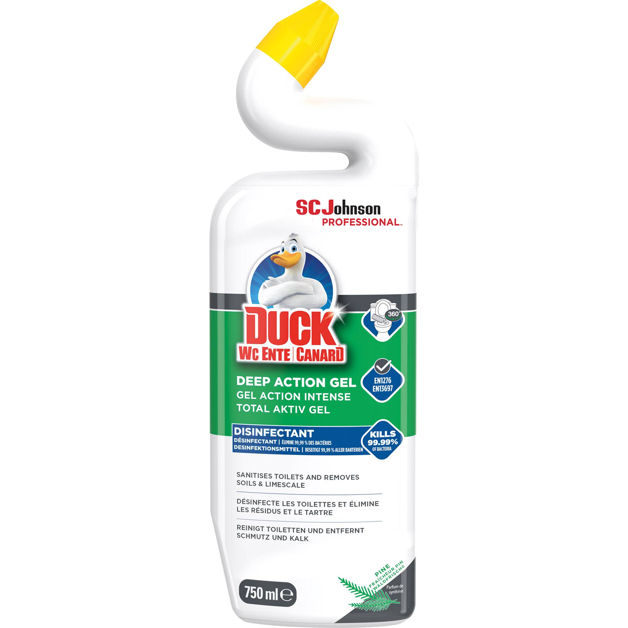 WC-Ente Reiniger Total Aktiv Gel Waldfrische 320228 750ml