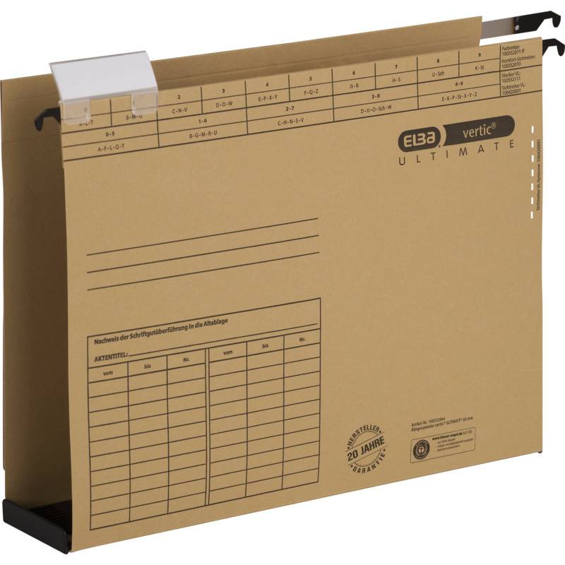 ELBA Hängesammler vertic ULTIMATE, Kunststoffboden, 60 mm