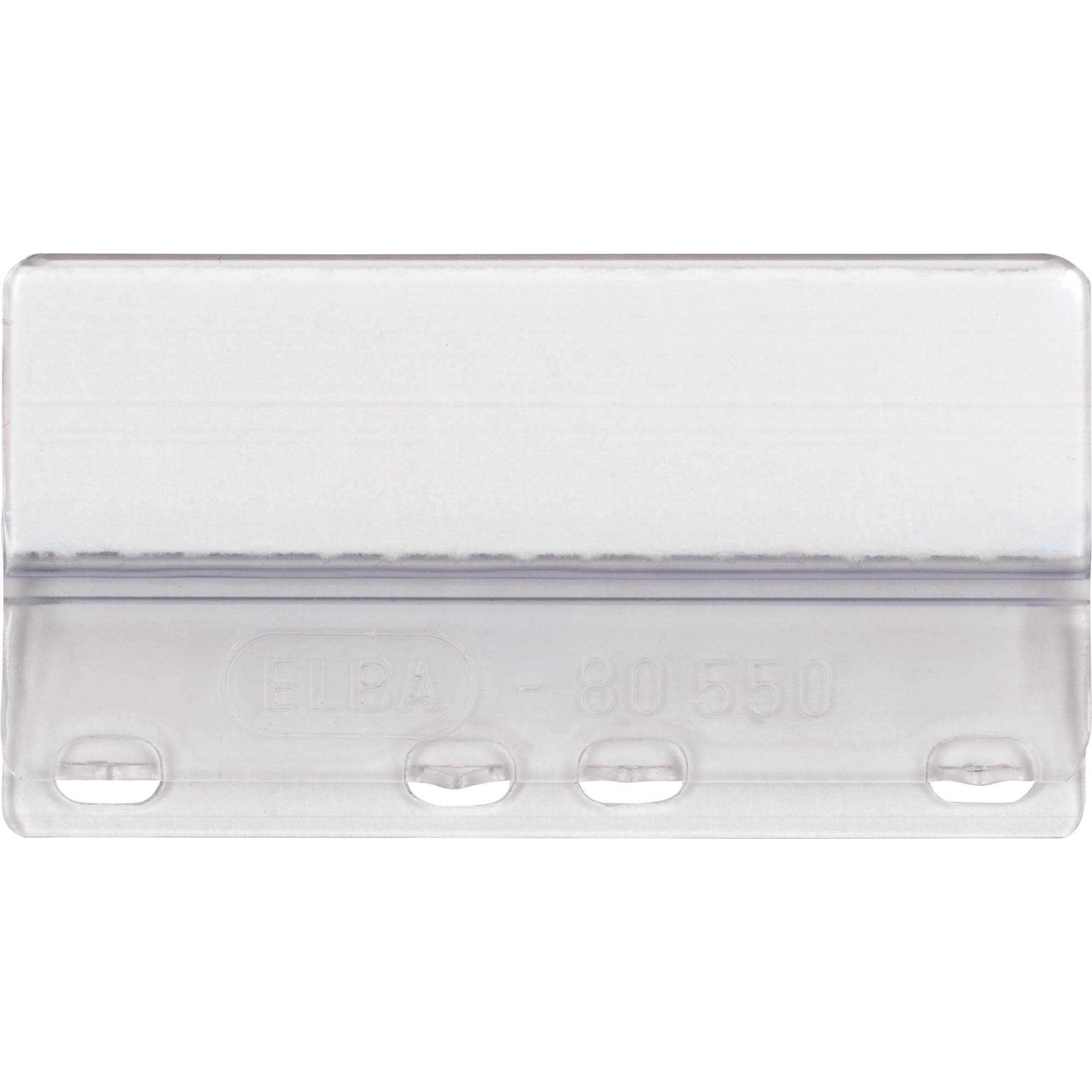 ELBA Vollsichtreiter 100552031 3zeilig 50x75mm tr 50 St./Pack.