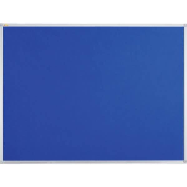 Filz-Notiztafel X-tra!Line Aluminium 150x100cm blau