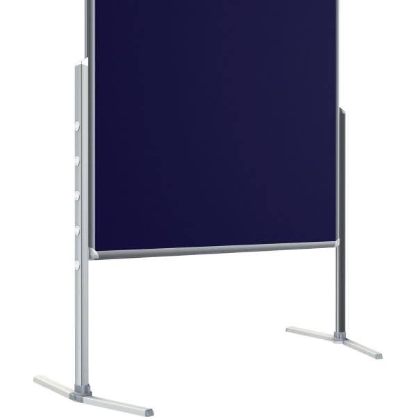 Standbein mit Klappfuß für Moderationstafel Pro höhenverstellbar 610mm VE=2 Stück silber