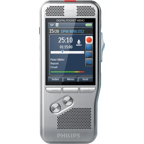Philips Diktiergerät Digital Pocket Memo DPM8000/02 Philips Diktiergerät Digital Pocket Memo DPM8000/02