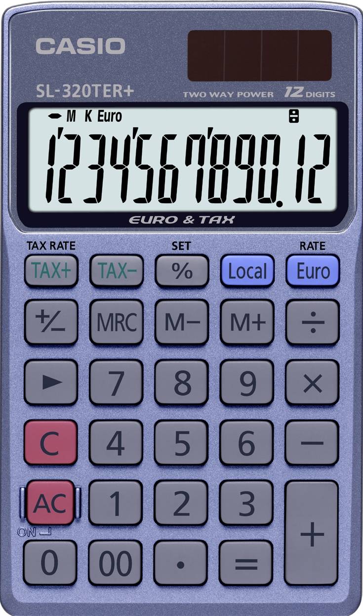 Casio SL-320TER+ - Taschenrechner - 12 Stellen