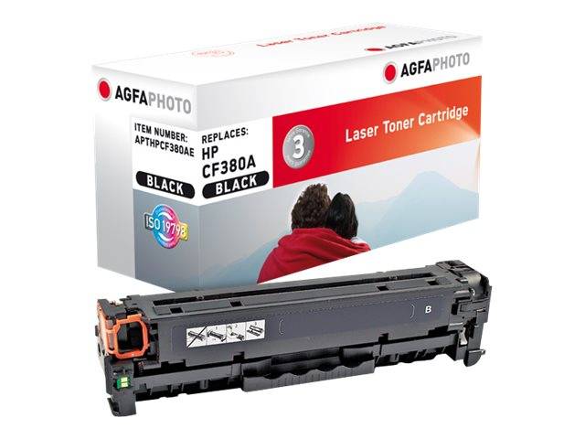 AgfaPhoto Toner APTHPCF380AE wie HP CF380A 312A schwarz