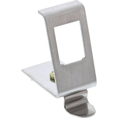 InLine® Keystone SNAP-In Metall-Modulhalter, 1-fach für Hutschiene Netzwerk-Infrastruktur &