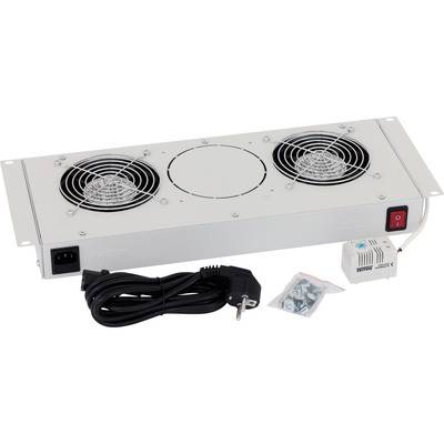 Triton RAC-CH-X25-X1 Belüftungseinheit für RBA-x-A6, 2 Lüfter, grau Netzwerk-Infrastruktur Stand-