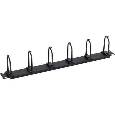 Triton RAB-VP-X11-A1 19 Kabelführungspanel 1HE, 6 große Bügel, schwarz Netzwerk-Infrastruktur /