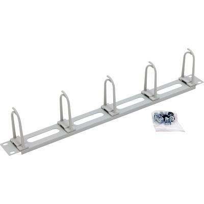 Triton RAC-VP-X16-A1 19 Kabelführungspanel 1HE, 6 Bügel mit Durchlass, grau Netzwerk-Infrastruktur