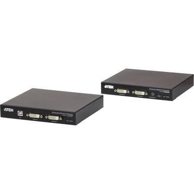 ATEN CE624 Konsolen-Extender, DVI Dual-View, USB, HDBaseT, FullHD, max. 150m Signalsteuerung KVM KVM