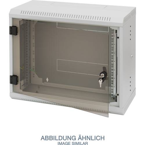 Triton RBA-09-AD2-CAX-A1, 19 Wandschrank, 9HE, 600x295mm, zweiteilig, grau Netzwerk-Infrastruktur